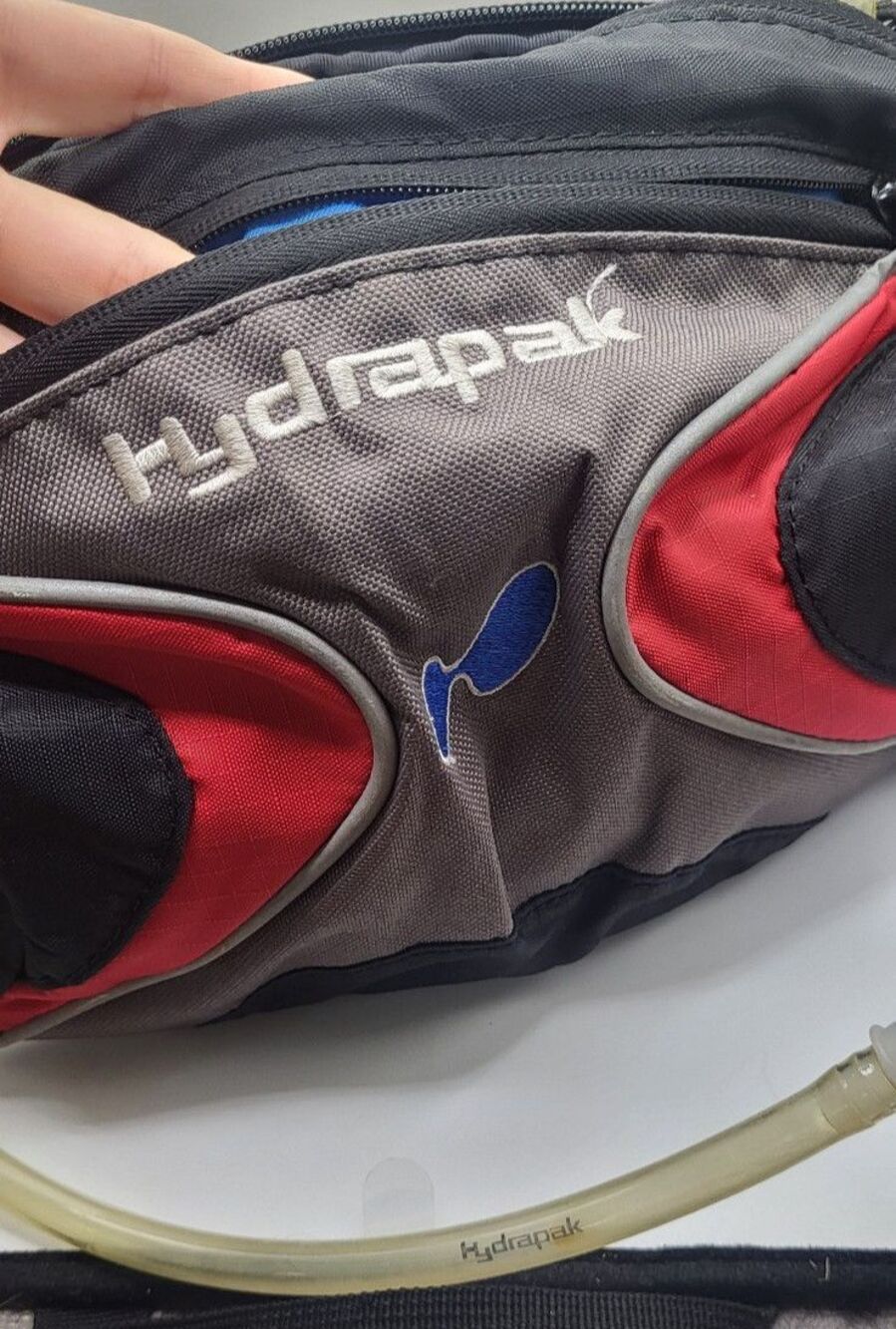 HydraPak Lumbar Running Belt Bag Hydration Waist Pack Trail Running Cycling Red